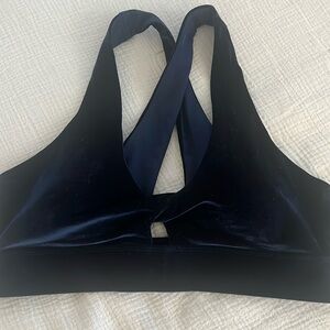 Fabletics velvet sports bra